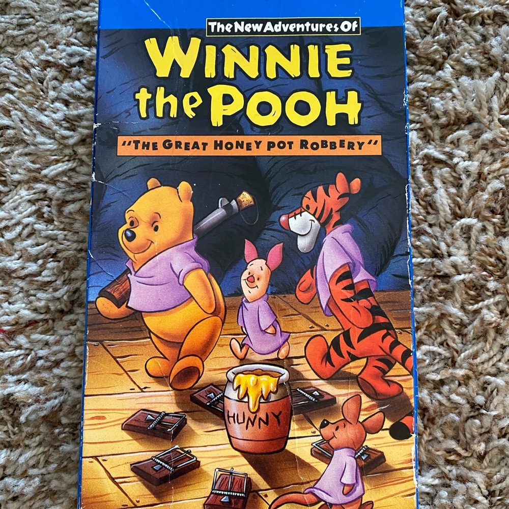 WINNIE THE POOH - THE GREAT HONEY POT ROBBERY VHS